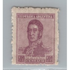 ARGENTINA 1920 GJ 493 ESTAMPILLA NUEVA MINT U$ 7.50